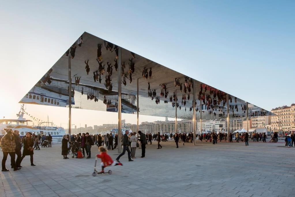 T2 47M2 Avec Terrasse - Proche Gare Marseille Apartman Kültér fotó