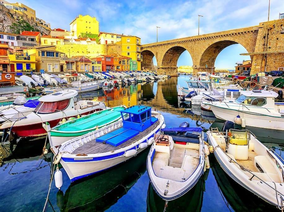 T2 47M2 Avec Terrasse - Proche Gare Marseille Apartman Kültér fotó