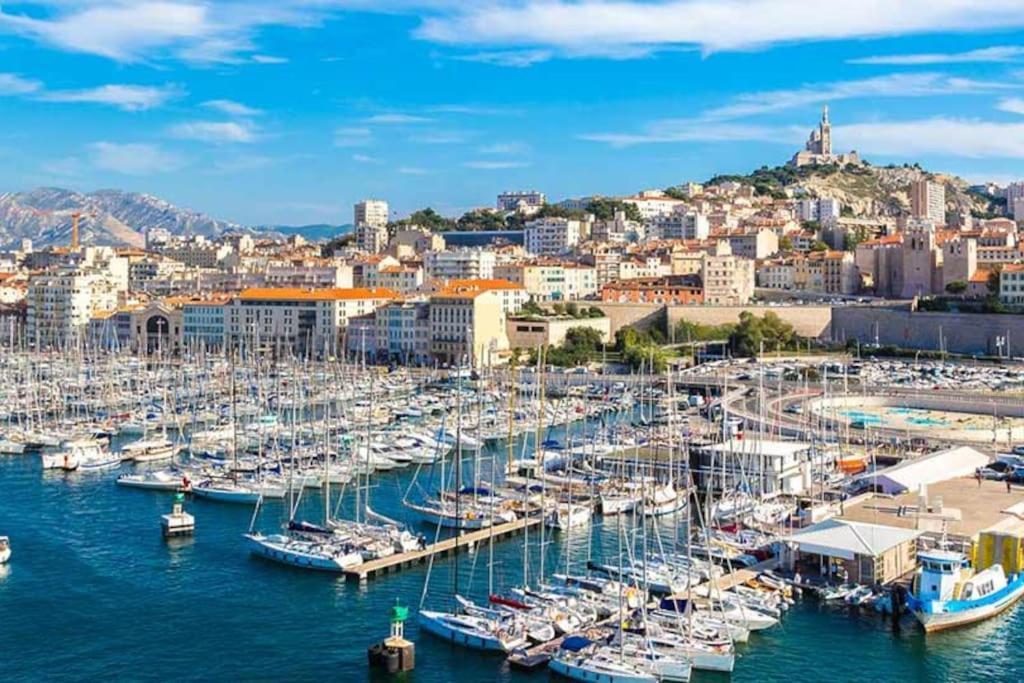 T2 47M2 Avec Terrasse - Proche Gare Marseille Apartman Kültér fotó